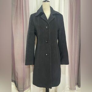 Classic Black Women's Trench Coat